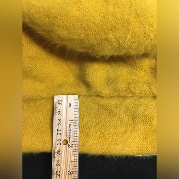 Vintage Betmar Angora Rabbit/Wool Hat Mustard Yellow - Picture 12 of 12